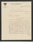 Nachlass Franz Steindachner, Brief von Karl W. Hiersemann an Franz Steindachner (21.12.1905), Inv.Nr. 221.01, Seite 1